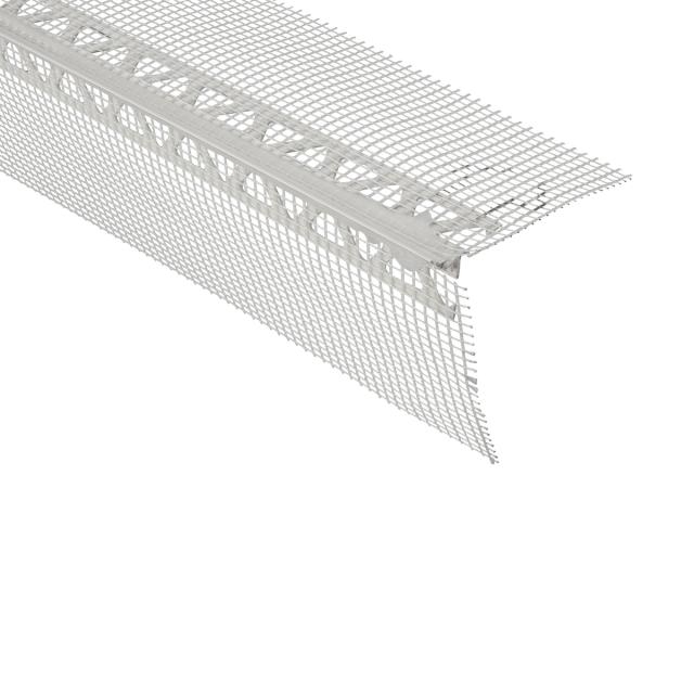 Afsluitprofiel pvc wit L= 2500mm - 3794-2.50-WIT