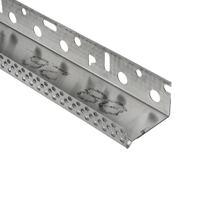 Sokkelprofiel aluminium blank L= 2500mm - 90605-2.50