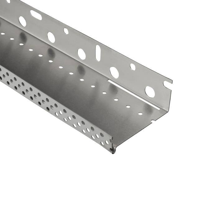 Sokkelprofiel aluminium blank L= 2500mm - 90607-2.50