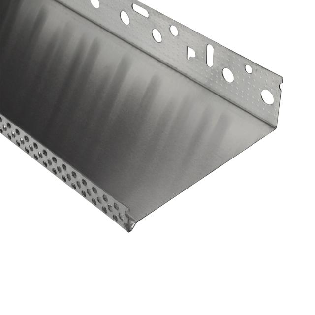 Sokkelprofiel aluminium blank L= 2500mm - 91014-2.50