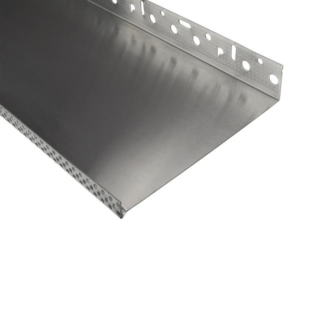 Sokkelprofiel aluminium blank L= 2500mm - 91022-2.50