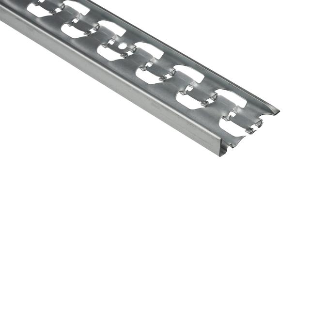 Stucstopprofiel verzinkt staal L= 3000mm - 1218-3.00