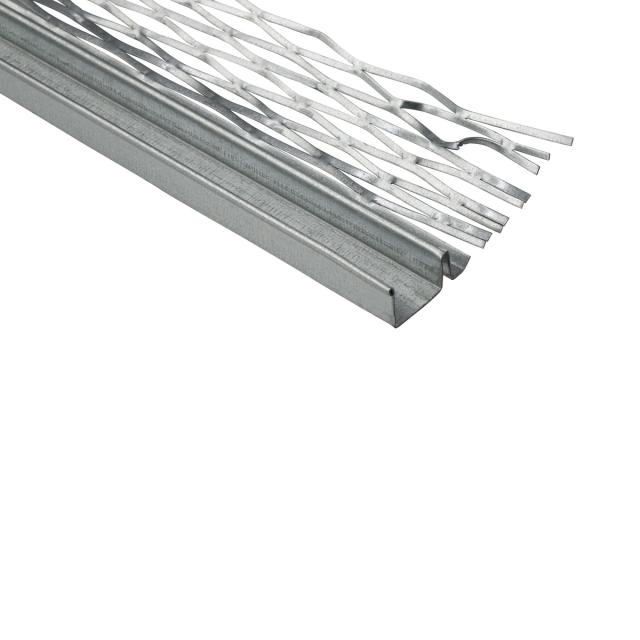 Stucstop/aansluitprofiel verzinkt staal L= 2500mm - 1312-2.50