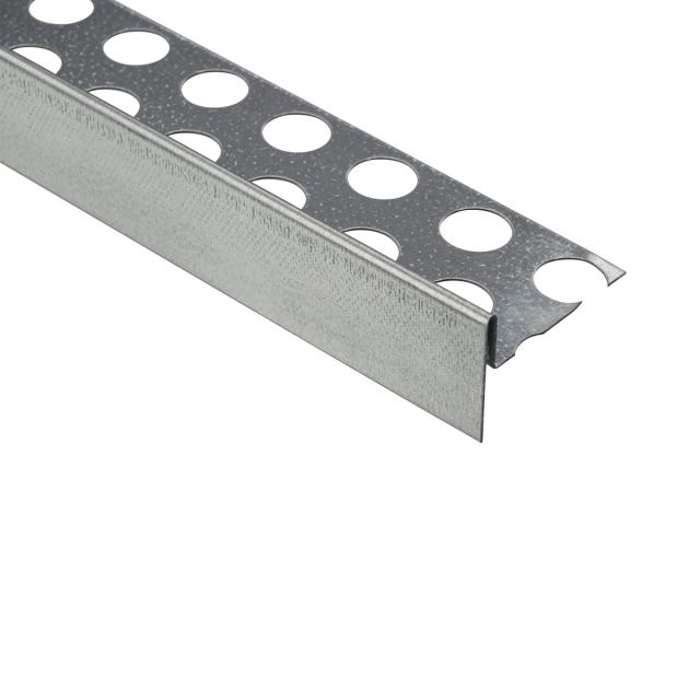 Stucstop/aansluitprofiel verzinkt staal L= 3000mm - 1321-3.00