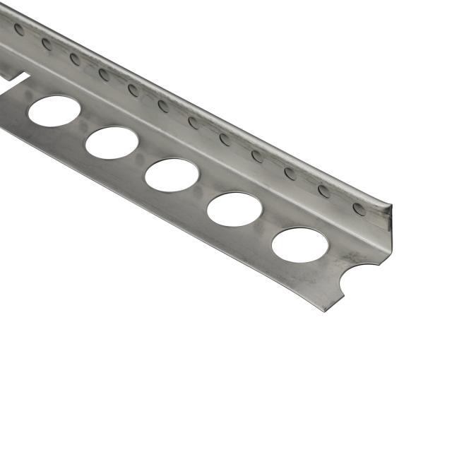 Stucstopprofiel rvs L= 3000mm - 2232-3.00