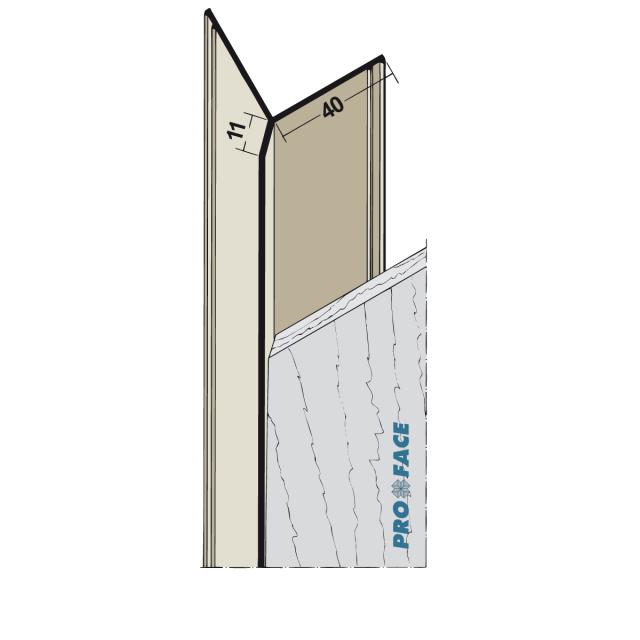 Proface -CORNEX P hard pvc zwart L= 3000mm - C110S-PBL300