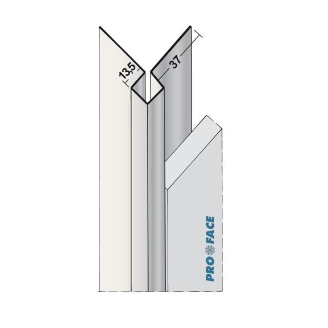 Proface -CORNEX ARAL aluminium blank L= 2500mm - C135-ARAL250