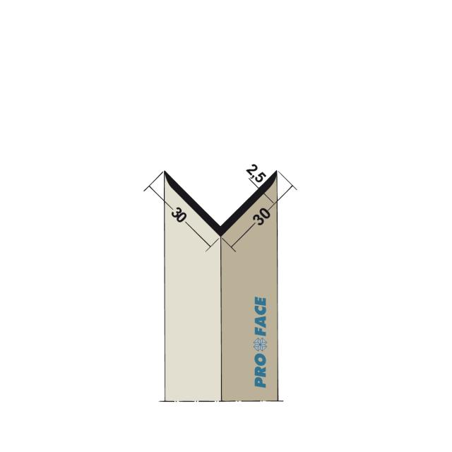 Proface -CORNEQ P hard pvc wit L= 2500mm - CQ300-PW250