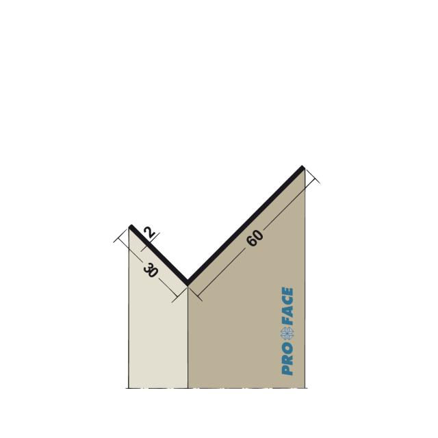 Proface -CORNEQ P hard pvc wit L= 2500mm - CQ600N-PW250