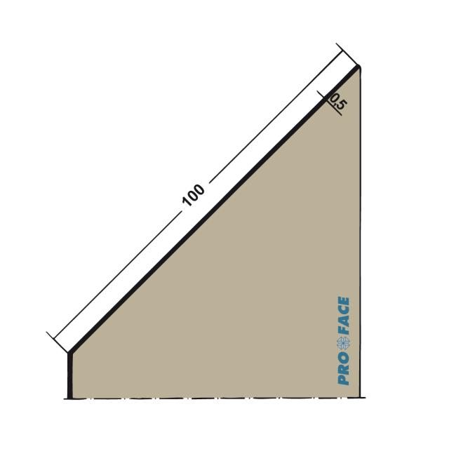 Proface -YOIN-FLEX P zacht pvc zwart - FL1000S-PBL5000