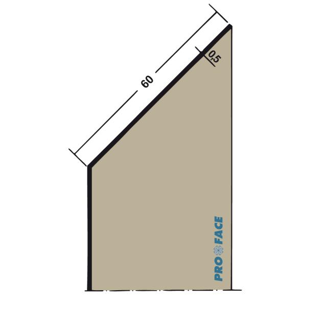 Proface -YOIN-FLEX P zacht pvc wit - FL600S-PW10000