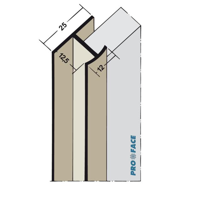 Proface -YOIN-HC P hard pvc wit L= 2500mm - HC125-PW250