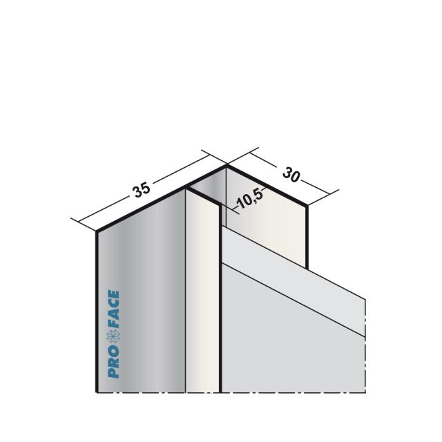 Proface -YOIN-U AA geeloxeerd L= 3000mm - U105FM-AA300