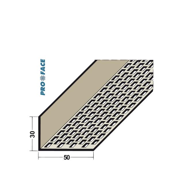 Proface -VENTILEX P hard pvc zwart L= 2500mm - VX500-PBL250