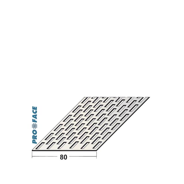Proface -VENTILEX F aluminium blank L= 2500mm - VX800F-A250