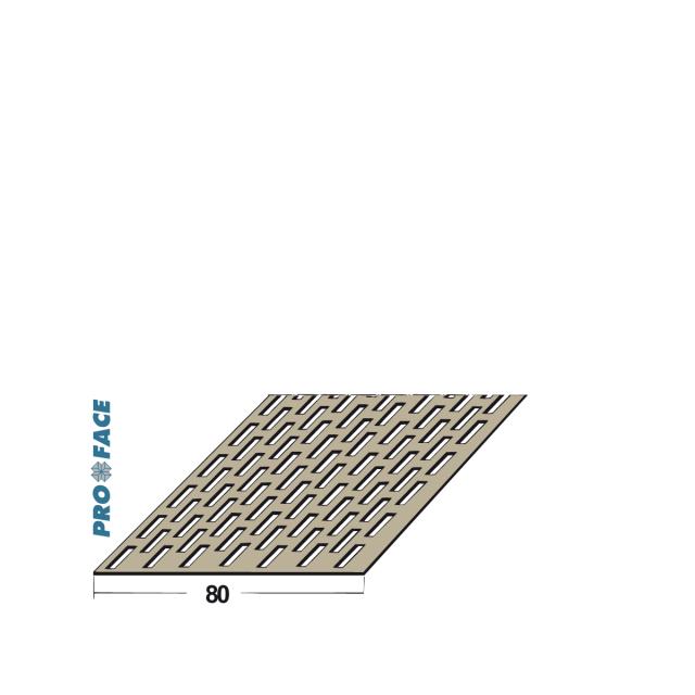 Proface -VENTILEX P hard pvc zwart - VX800S-PBL6000