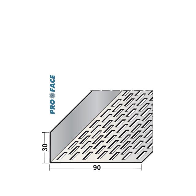 Proface -VENTILEX A aluminium blank L= 2500mm - VX900-A250