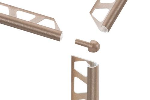 RONDEC-TSG aluminium structuur-gecoat grijs - EV-RO100TSG