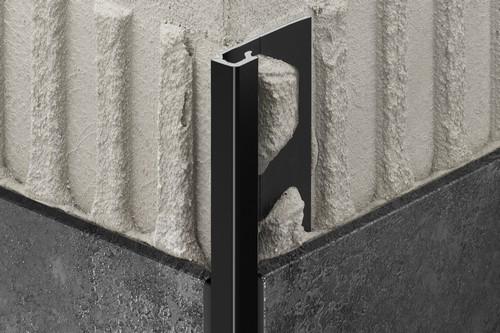 QUADEC-AC aluminium mat zwart L= 2500mm - Q125MGS-2.50