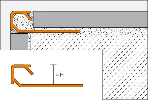 QUADEC-TS aluminium structuur gecoat beigegrijs L= 2500mm - Q125TSBG-2.50