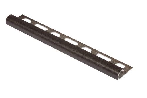 RONDEC-TS aluminium structuur gecoat donker antraciet L= 2500mm - RO100TSDA-2.50
