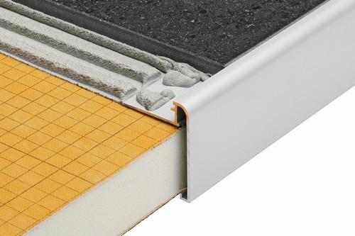 RONDEC-STEP aluminium geanodiseerd L= 2500mm - RS80AE39-2.50