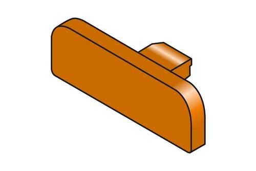 TREP-E26 hard pvc licht bruin - E26-HB