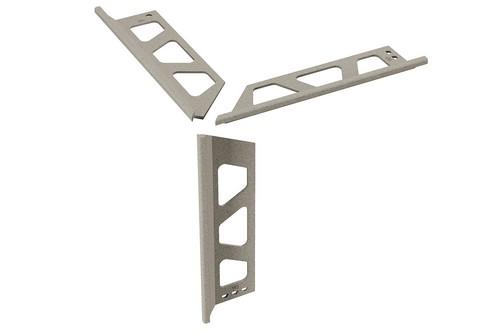 FINEC-AC hoekset aluminium mat zuiver wit - ES-F45MBW