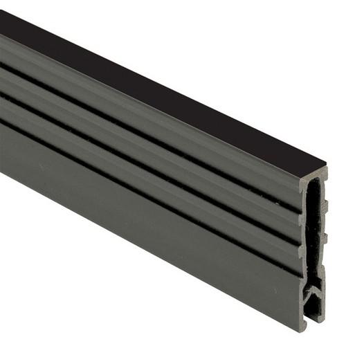 DILEX-MP 35 hard pvc grafiet zwart L= 2500mm - MP35GS-2.50
