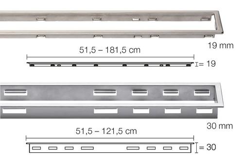 KERDI-LINE-B EB Designrooster B met frame - KLB19EB90