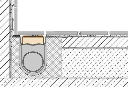 KERDI-LINE-D 69 cm tegeldrager zonder frame - KLDE70