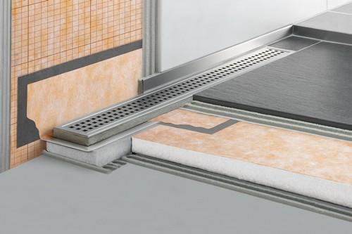 KERDI-LINE-V set roestvaststalen lijnafvoergoot - KLV50GE120