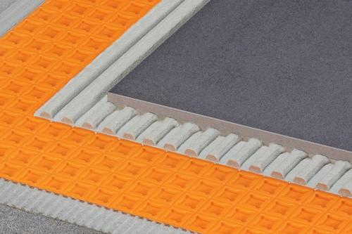 Ontkoppelingsmat 1m breed hard pvc rol 30 m1 - D30M