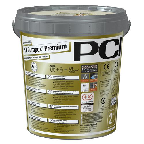 PCI Durapox Premium 22 zandgrijs reactiehars lijm en voegmortel emmer 2 kg