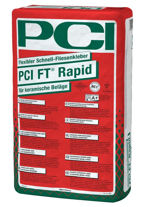 PCI FT Rapid grijs zak 25 kg