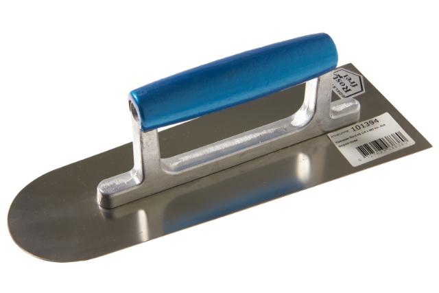 Vloerspaan rond HG 110x280 mm RVS Belgisch model