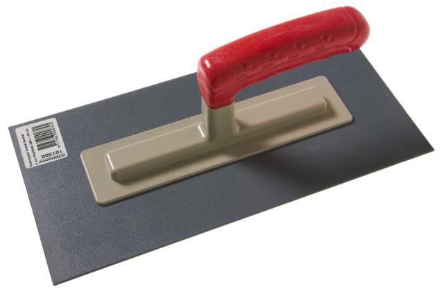 Plasticspaan rood handvat hard 2 mm 140x280 mm