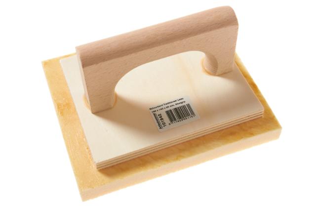 Schuurbord wit/Latex Traditioneel Hout 190x160x20 mm