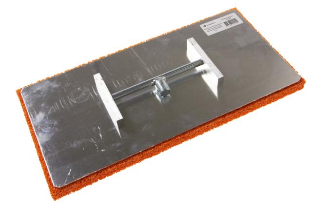 Schuurbord Draaibaar zonder steel rood/Grof 400x200 mm
