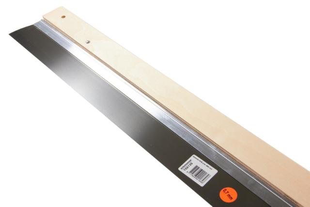 Gipsmes RVS 0,7 mm. 95 cm. Hout