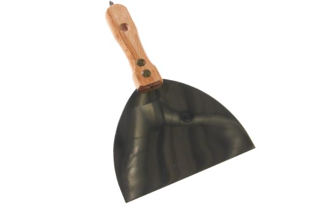 Plamuurmes RVS 150 mm houtgrip Incl. schroefbit