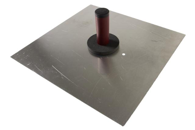 Spaarbord Aluminium 30x30 cm inclusief handvat
