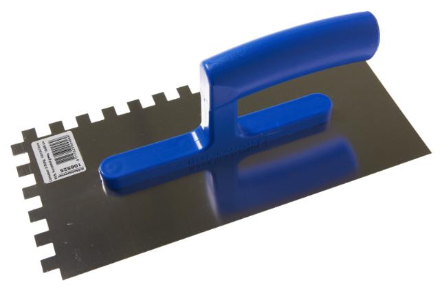 Lijmspaan 2-Zijdig 10x10x10 mm RVS Kunststof greep 13x28 cm