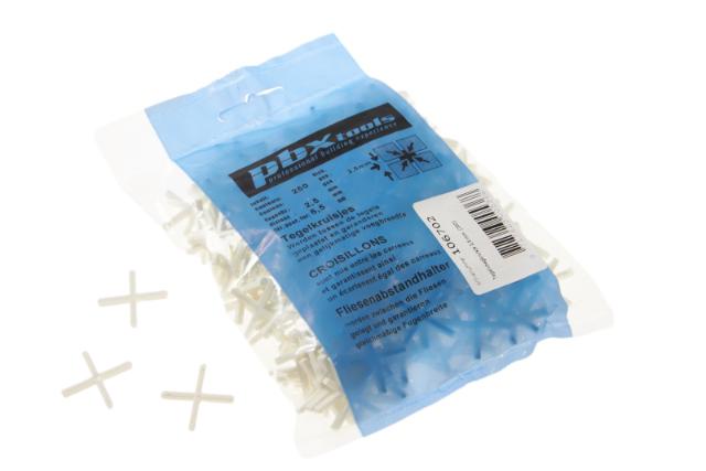 Tegelvoegkruisje 2,5 mm zak 250 st
