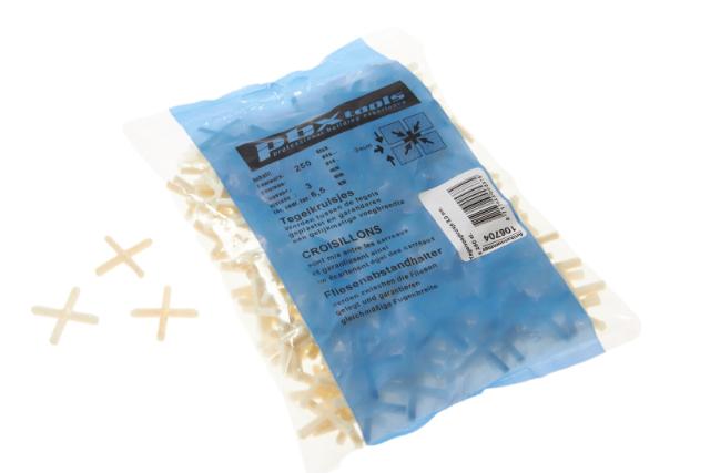Tegelvoegkruisje 3,0 mm zak 250 st