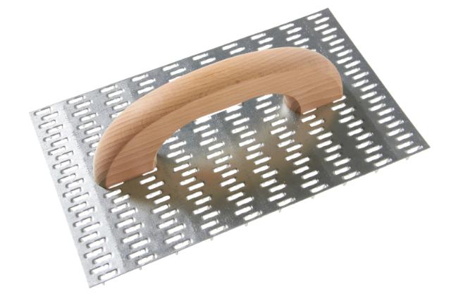 Krabborstel fijn 480 punts 8 mm pennen met houten greep