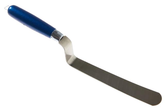Pannenstrijker 30x190 mm RVS HG houtgrip