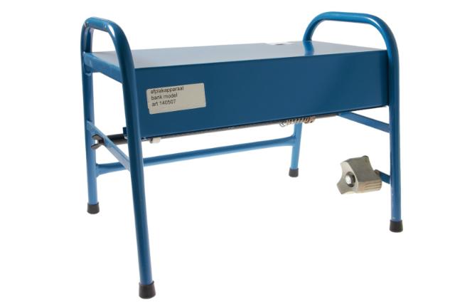 Afplakapparaat model bankje 37,5 cm blauw of wit professioneel