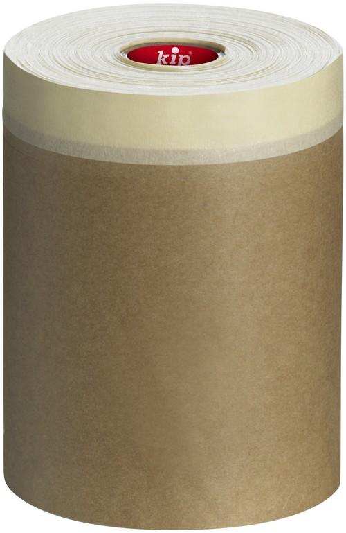 KIP-334 Maskingtape + PE papier 180 mm rol 25 m1