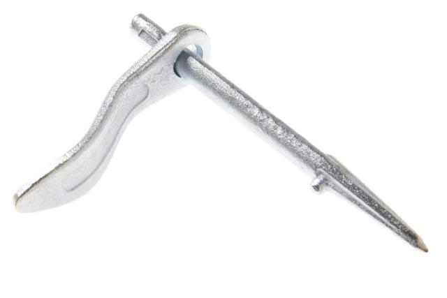 Klemhaak (rijhaak) 160 mm Draaibaar